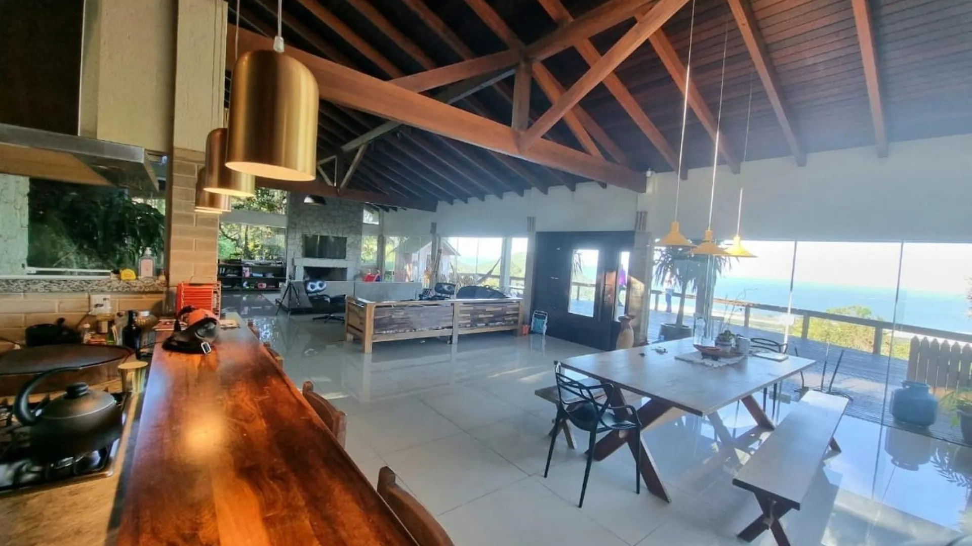Casa Garopaba Com Vista Panoramica Do Mar Villa Brazil
